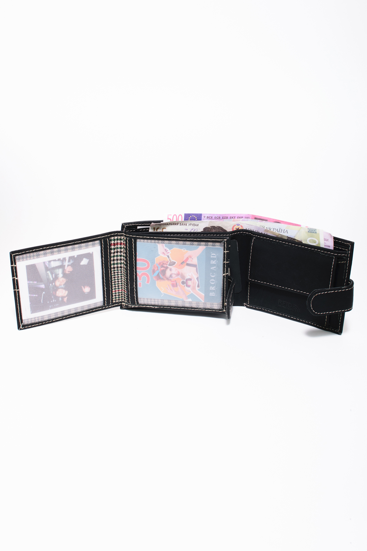 Гаманець чоловічий DNK Leather DNK-05L-BAW-BLACK Гаманець чоловічий DNK Leather DNK-05L-BAW-BLACK