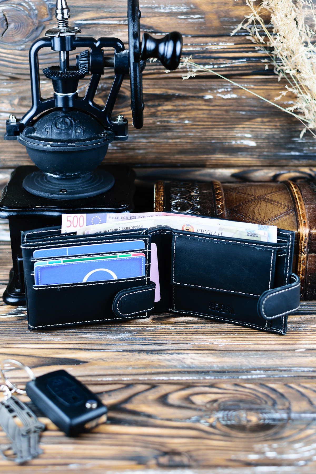 Гаманець чоловічий DNK Leather DNK-05L-BAW-BLACK Гаманець чоловічий DNK Leather DNK-05L-BAW-BLACK