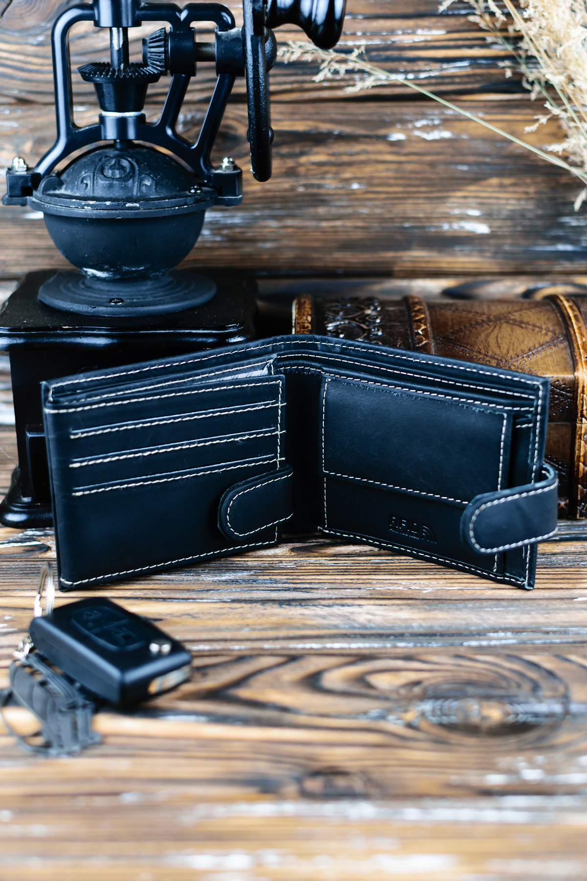 Гаманець чоловічий DNK Leather DNK-05L-BAW-BLACK Гаманець чоловічий DNK Leather DNK-05L-BAW-BLACK