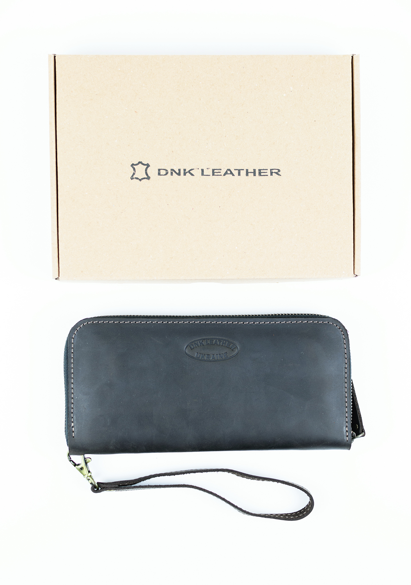 Гаманець шкіряний на блискавці DNK Leather DNK-LW-01-col.F Гаманець шкіряний на блискавці DNK Leather DNK-LW-01-col.F