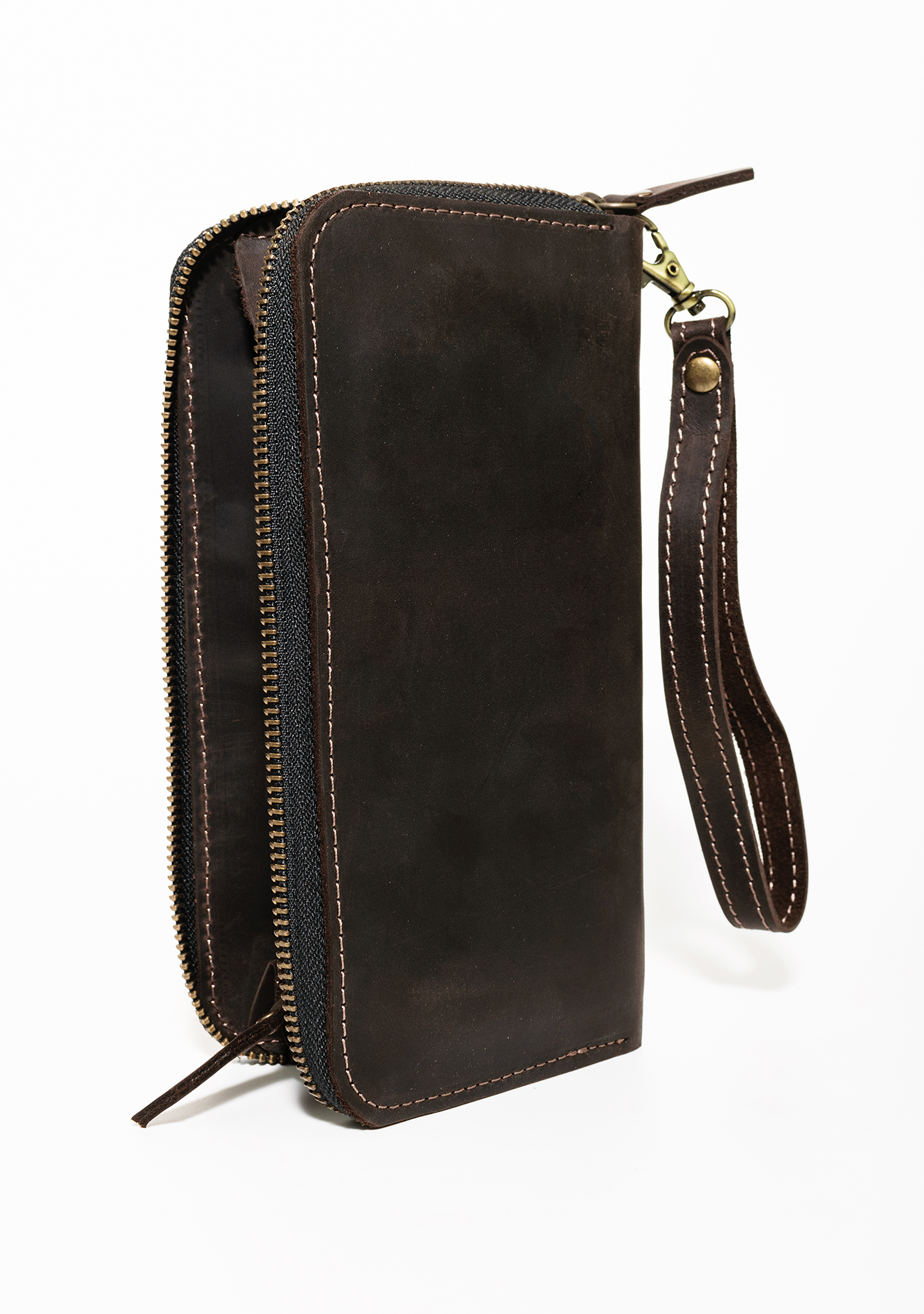 Гаманець шкіряний на блискавці DNK Leather DNK-LW-01-col.F Гаманець шкіряний на блискавці DNK Leather DNK-LW-01-col.F