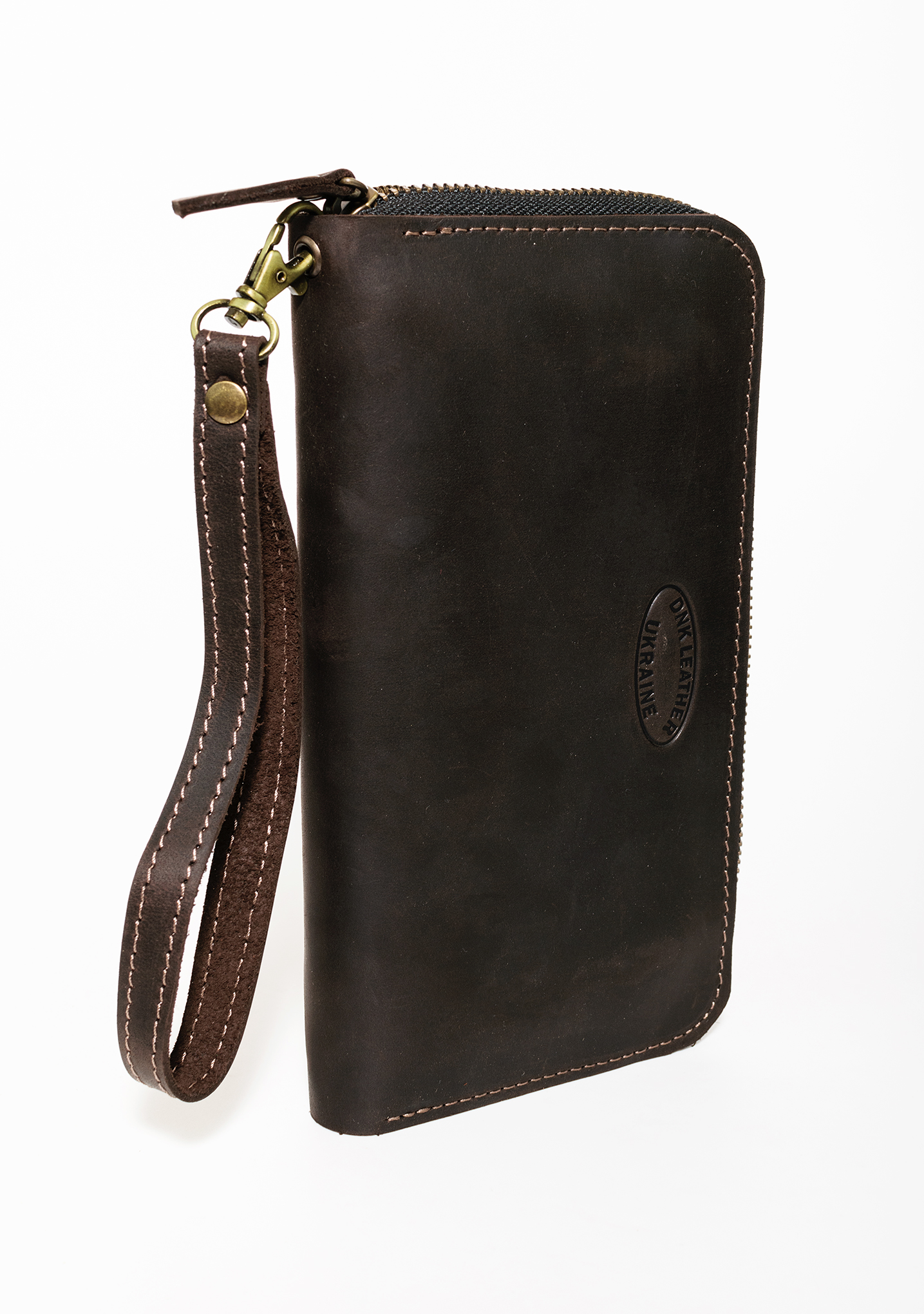 Гаманець шкіряний на блискавці DNK Leather DNK-LW-01-col.F Гаманець шкіряний на блискавці DNK Leather DNK-LW-01-col.F
