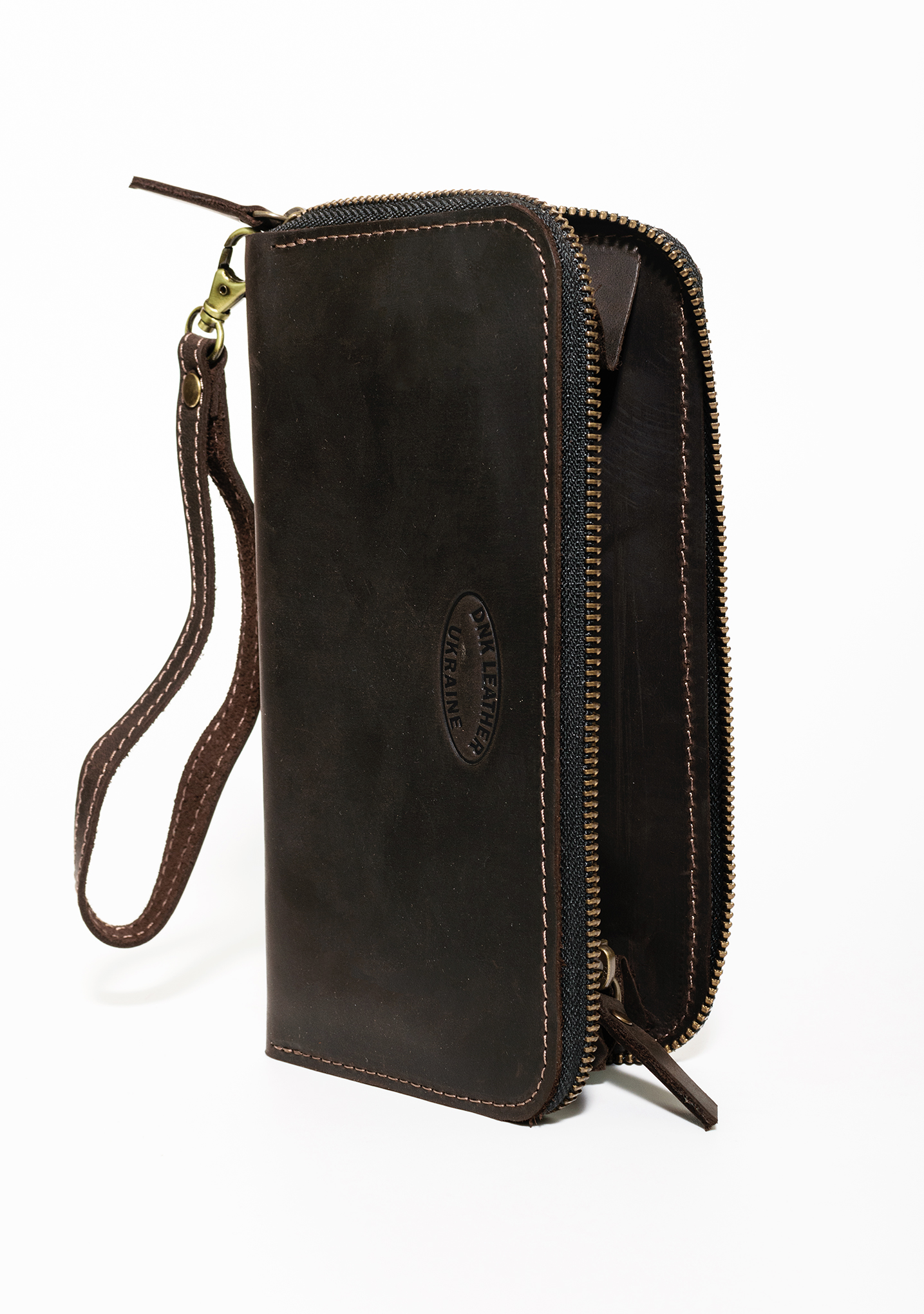 Гаманець шкіряний на блискавці DNK Leather DNK-LW-01-col.F Гаманець шкіряний на блискавці DNK Leather DNK-LW-01-col.F