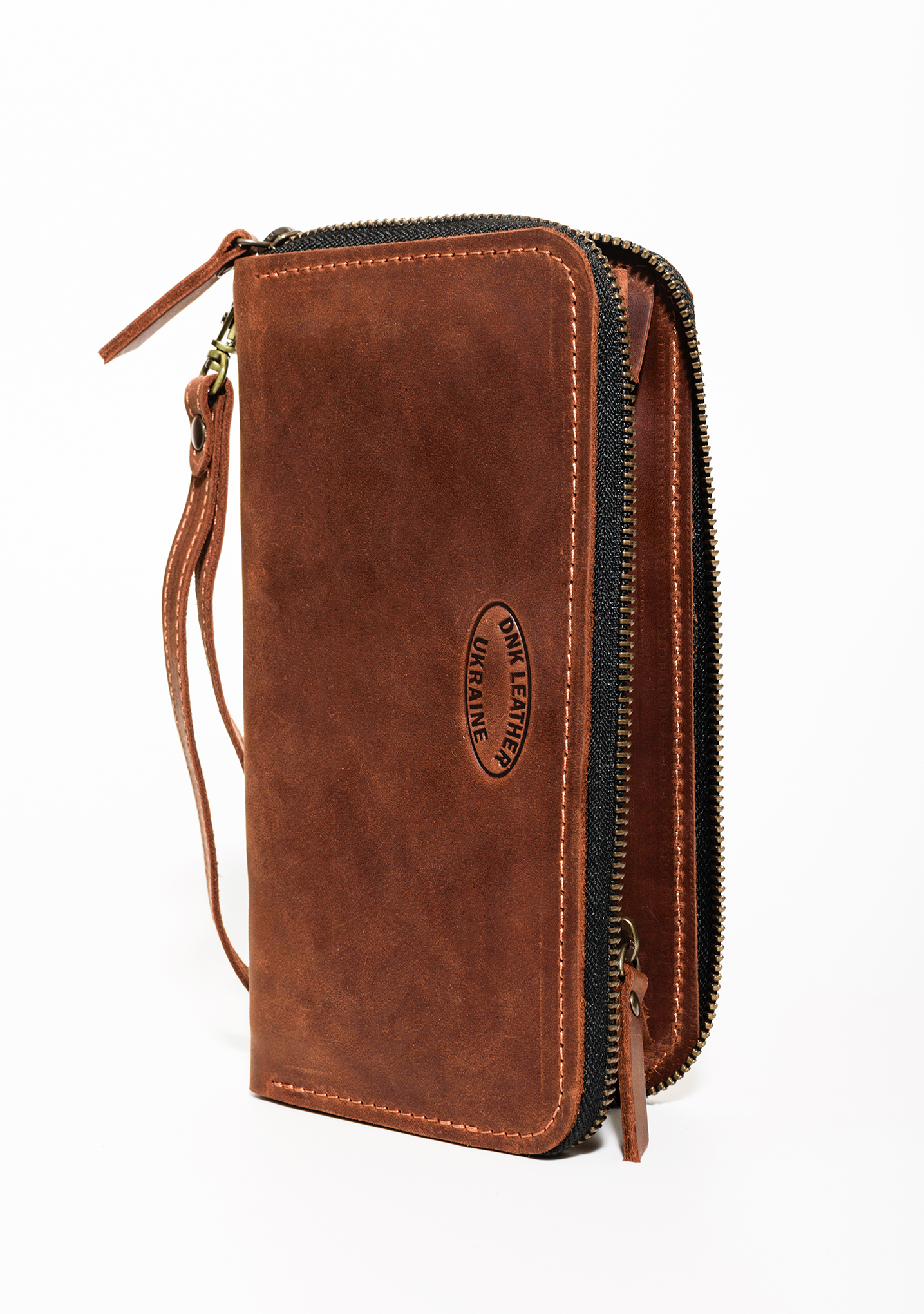 Гаманець шкіряний на блискавці DNK Leather DNK-LW-01-col.N Гаманець шкіряний на блискавці DNK Leather DNK-LW-01-col.N