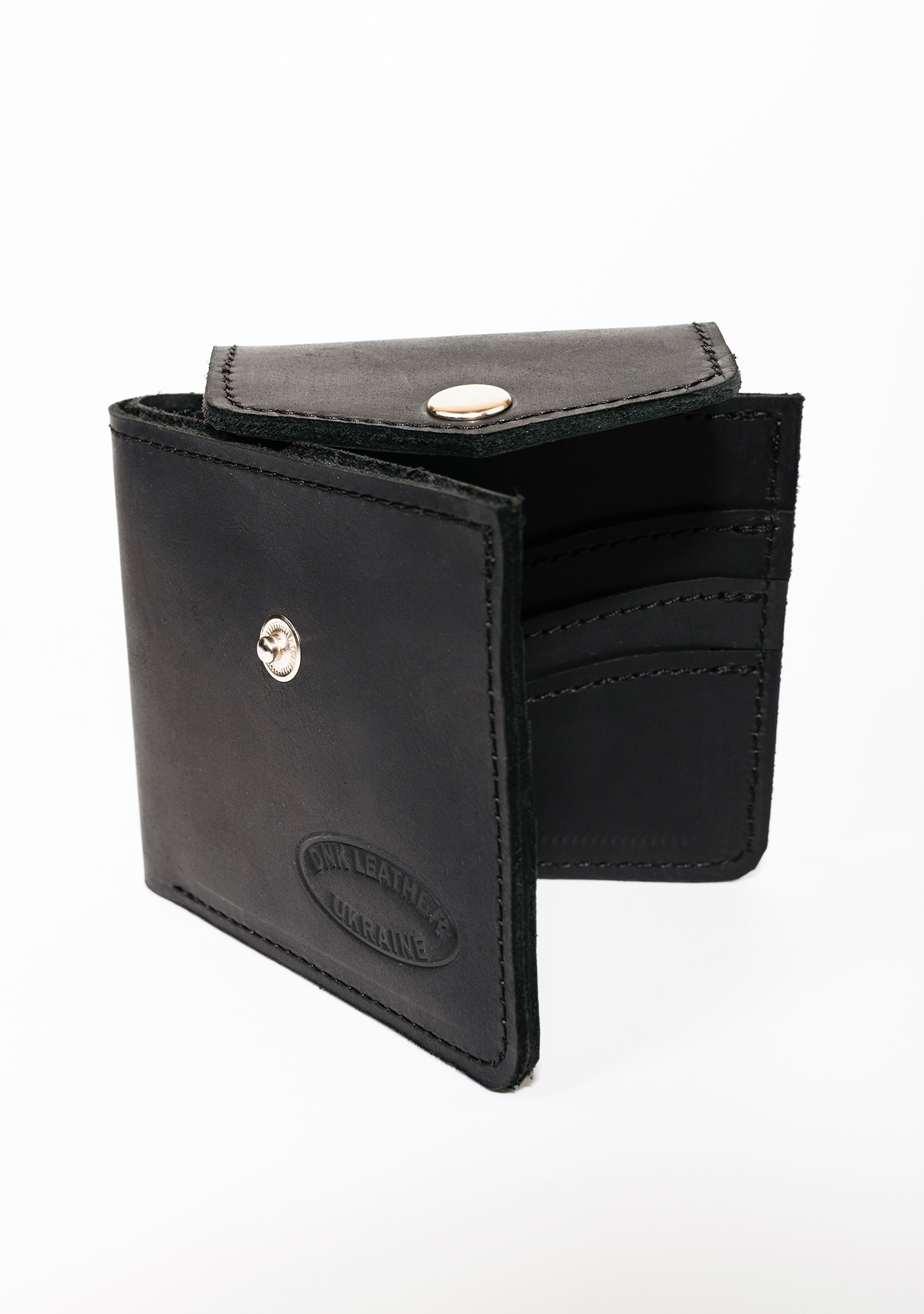 Гаманець шкіряний DNK Leather DNK-LW-08-col.J чорний Гаманець шкіряний DNK Leather DNK-LW-08-col.J чорний