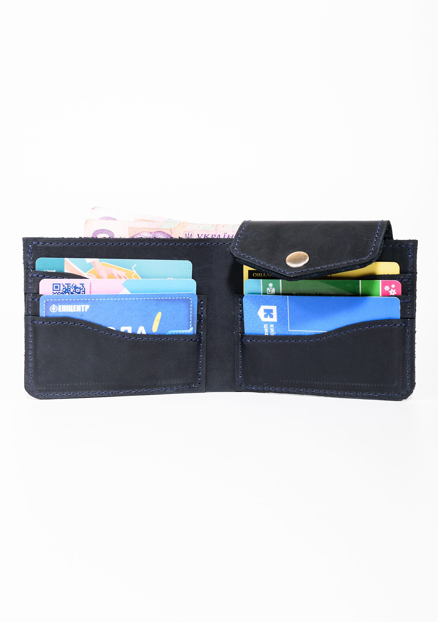 Гаманець шкіряний DNK Leather DNK-LW-08-col.K синій Гаманець шкіряний DNK Leather DNK-LW-08-col.K синій