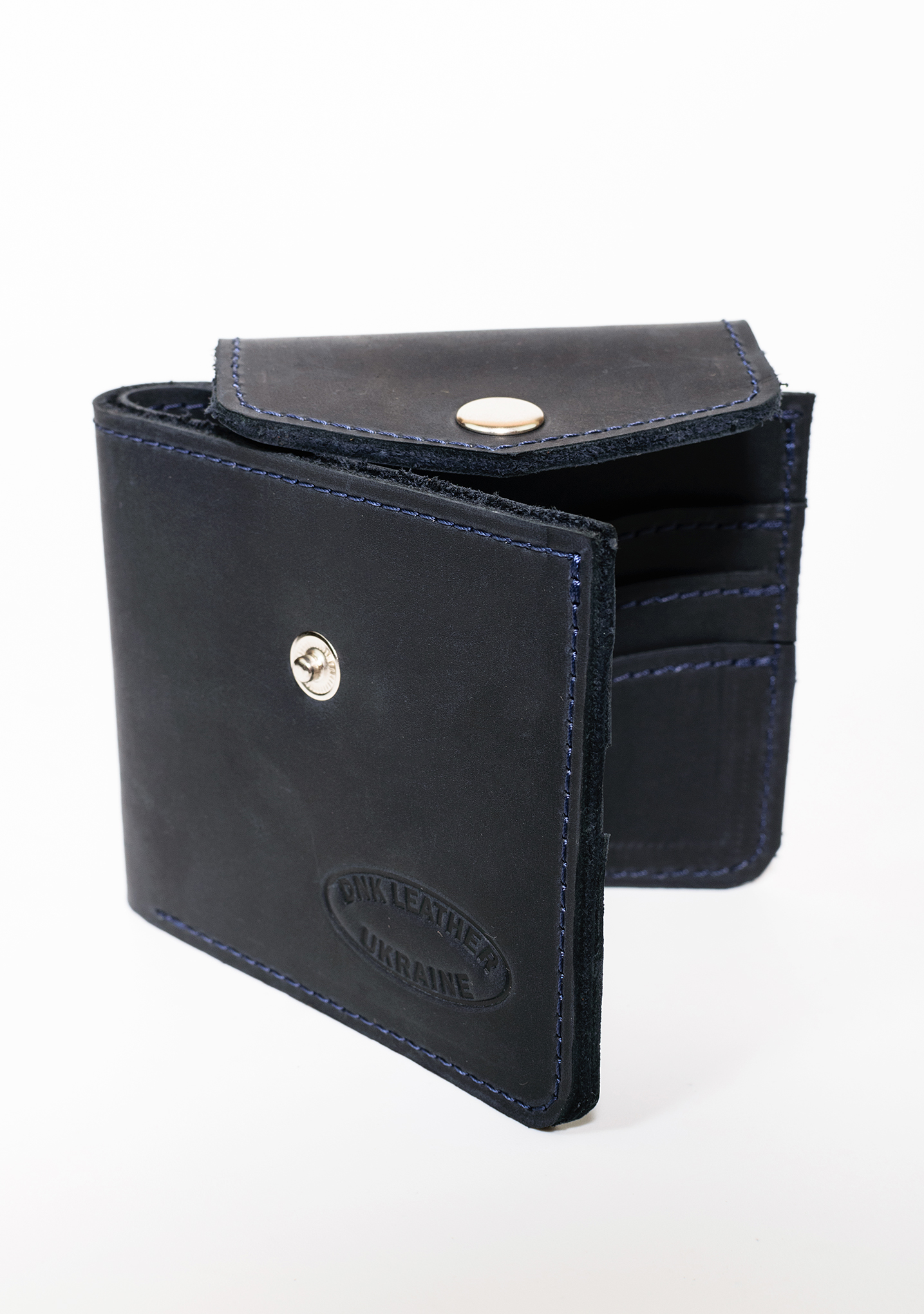 Гаманець шкіряний DNK Leather DNK-LW-08-col.K синій Гаманець шкіряний DNK Leather DNK-LW-08-col.K синій