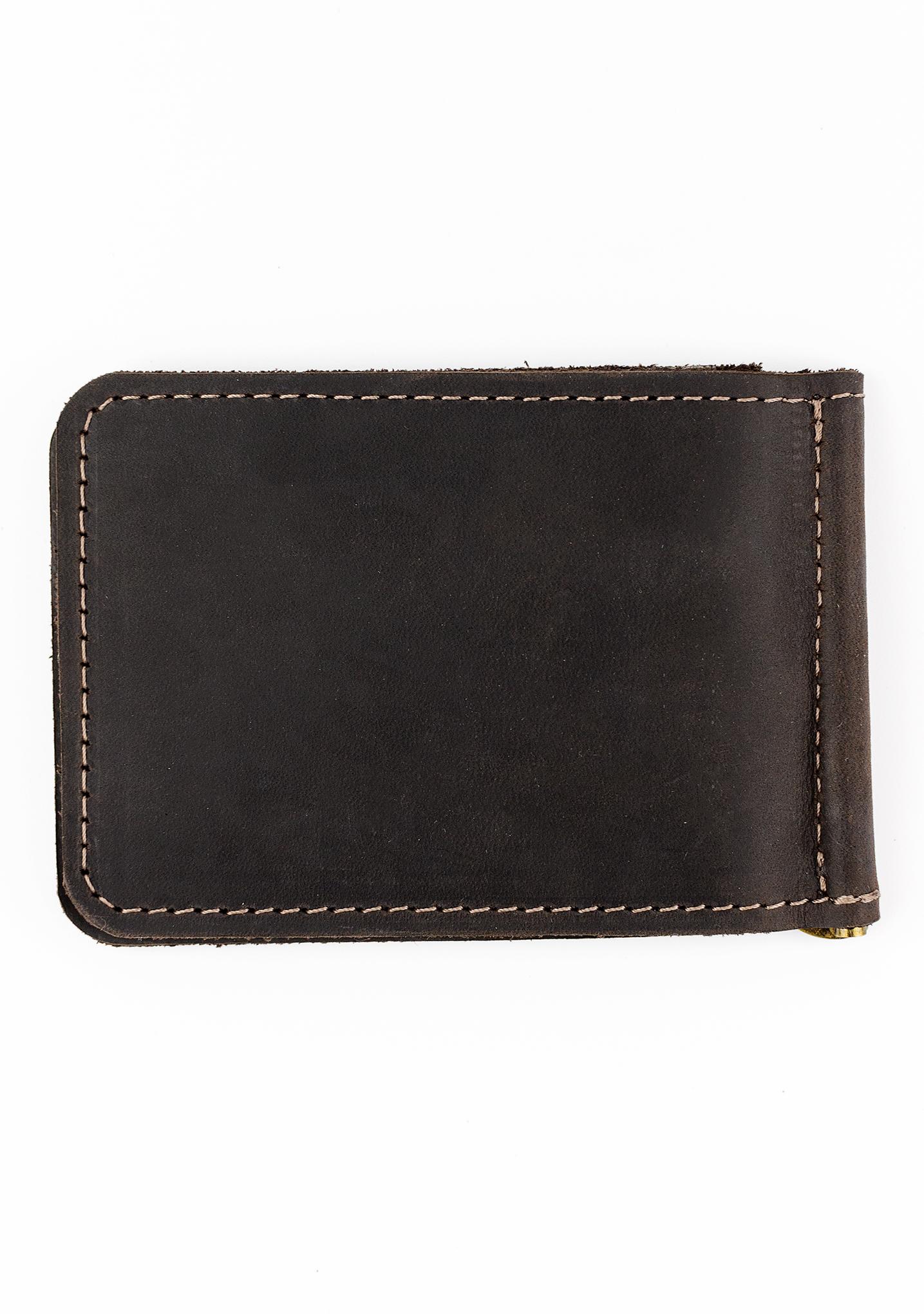 Затиск шкіряний для купюр DNK Leather DNK-LW-09-col.F коричневий Затиск шкіряний для купюр DNK Leather DNK-LW-09-col.F коричневий