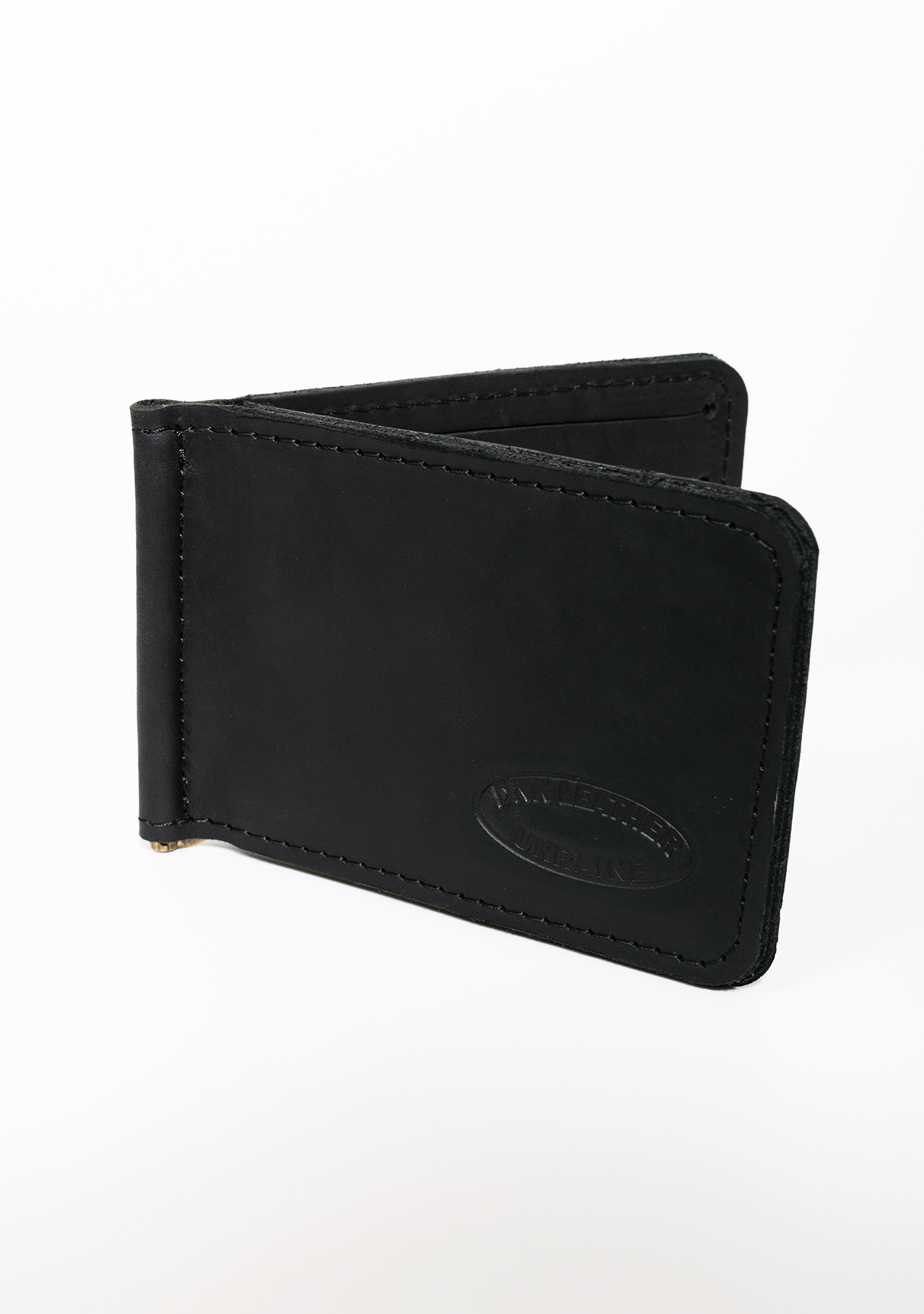 Затиск шкіряний для купюр DNK Leather DNK-LW-09-col.J чорний Затиск шкіряний для купюр DNK Leather DNK-LW-09-col.J чорний