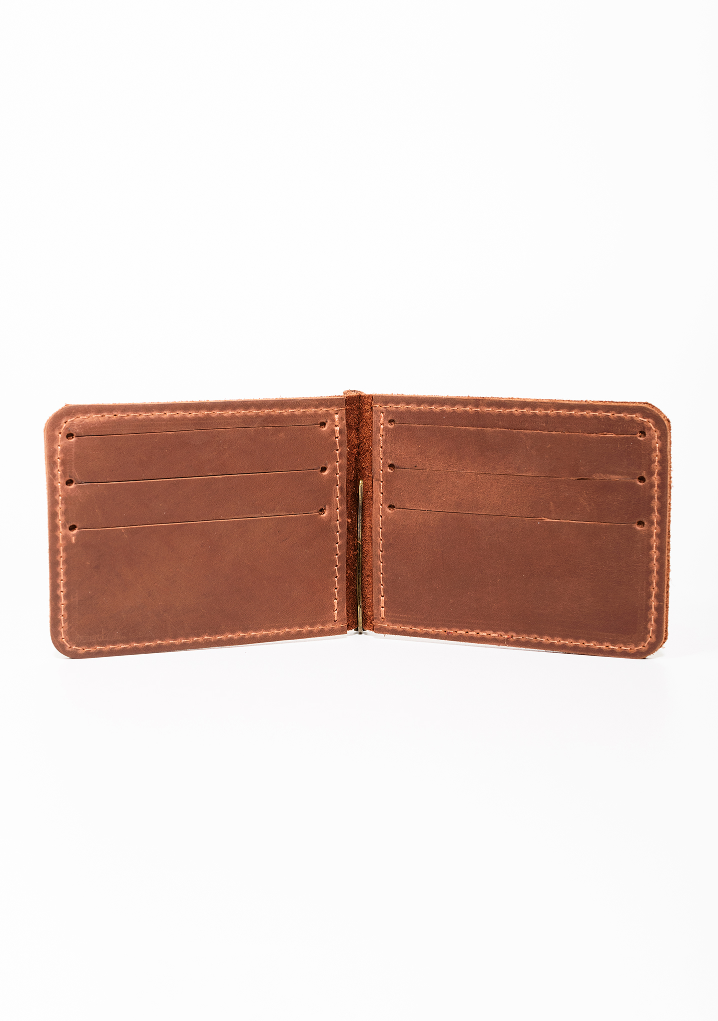 Затиск шкіряний для купюр DNK Leather DNK-LW-09-col.N рудий Затиск шкіряний для купюр DNK Leather DNK-LW-09-col.N рудий