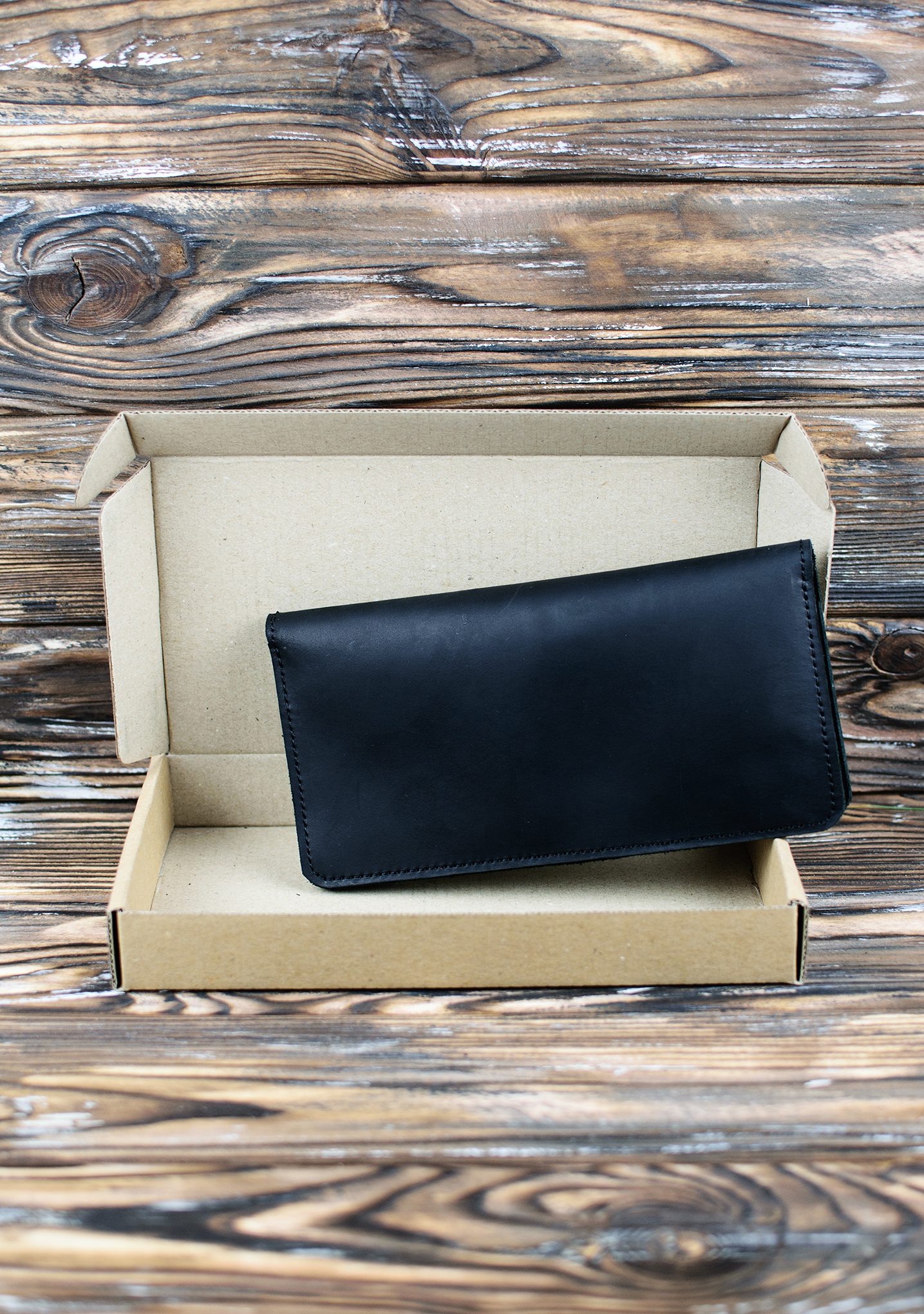 Гаманець шкіряний DNK Leather DNK-LW-11-col.J чорний Гаманець шкіряний DNK Leather DNK-LW-11-col.J чорний
