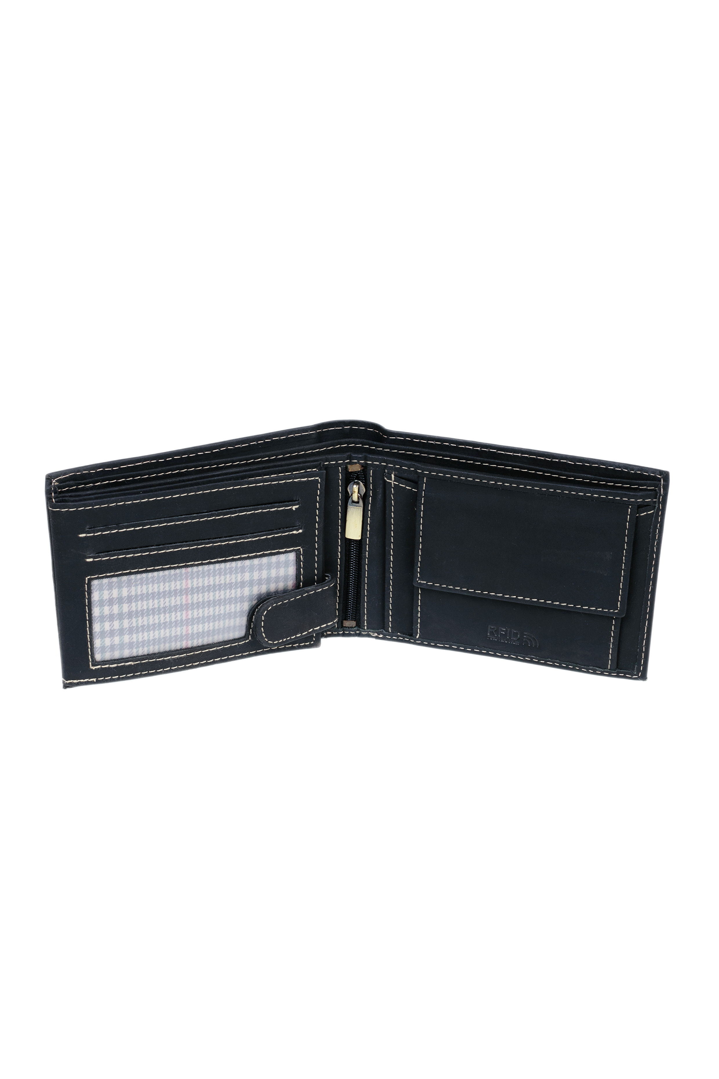 Гаманець чоловічий шкіряний DNK Leather DNK-02-BAW-BLACK Гаманець чоловічий шкіряний DNK Leather DNK-02-BAW-BLACK