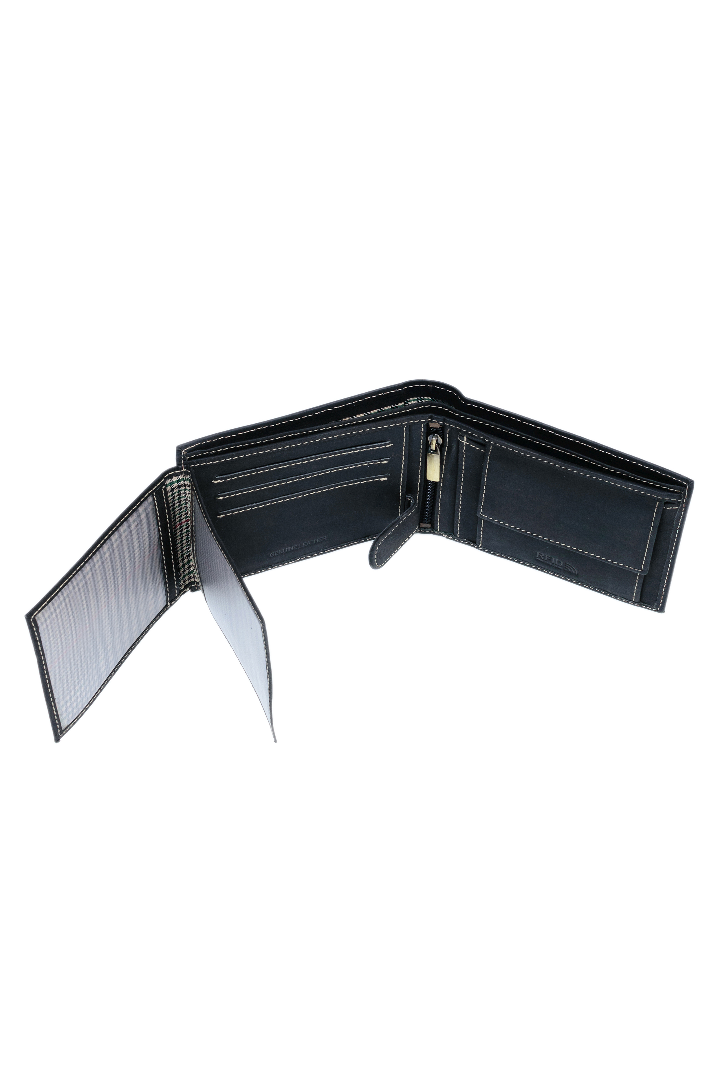 Гаманець чоловічий шкіряний DNK Leather DNK-02-BAW-BLACK Гаманець чоловічий шкіряний DNK Leather DNK-02-BAW-BLACK