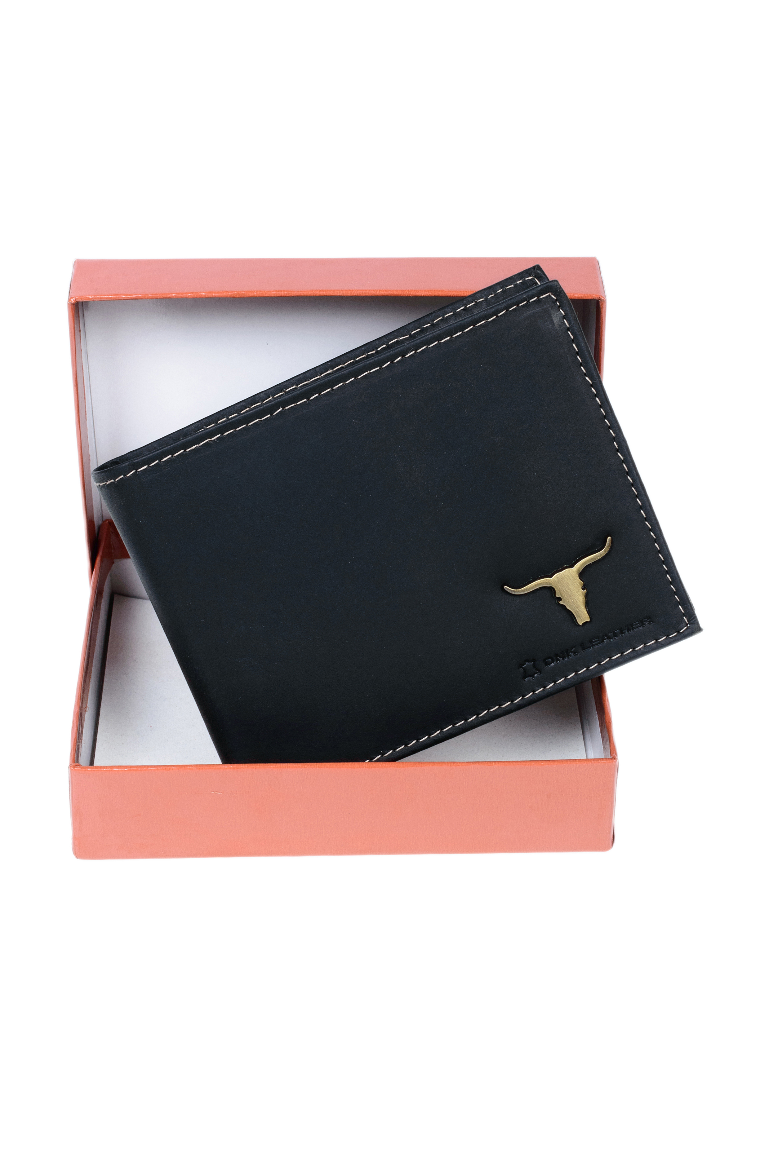Гаманець чоловічий шкіряний DNK Leather DNK-02-BAW-BLACK Гаманець чоловічий шкіряний DNK Leather DNK-02-BAW-BLACK