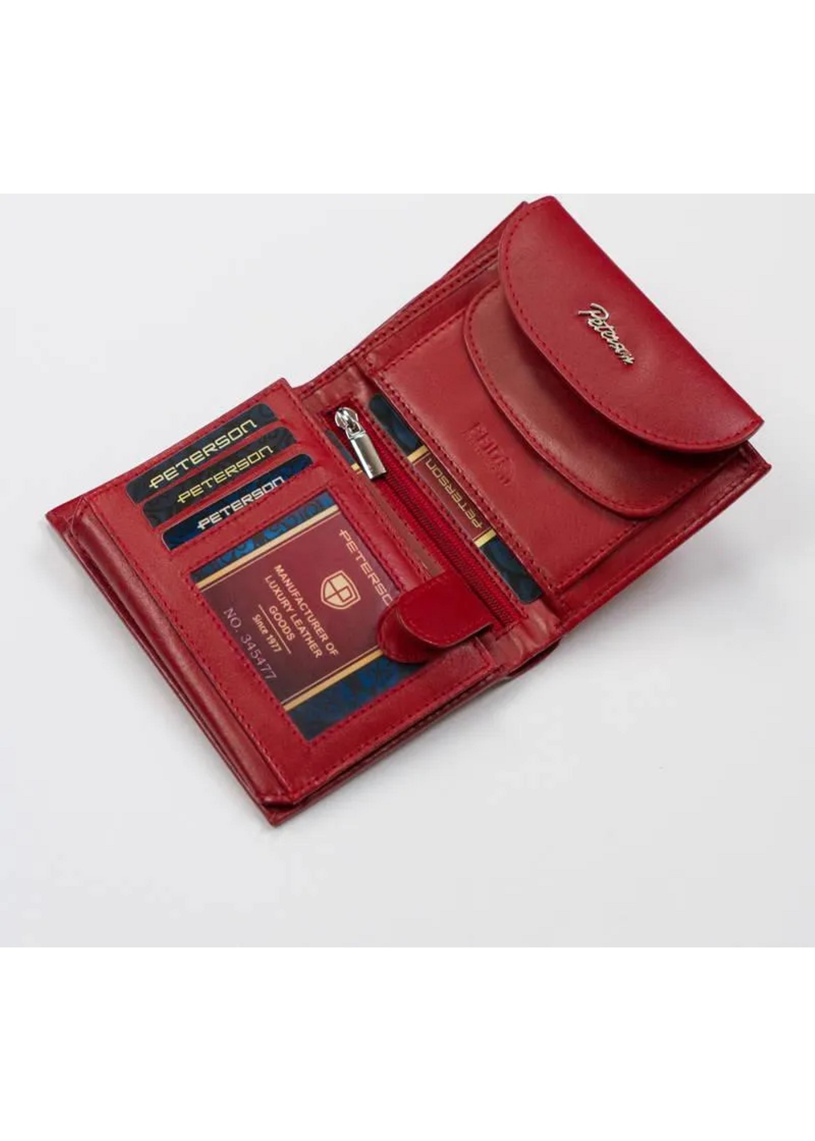 Гаманець жіночий PETERSON PTN-RD-357-MCL-M-Red Гаманець жіночий PETERSON PTN-RD-357-MCL-M-Red