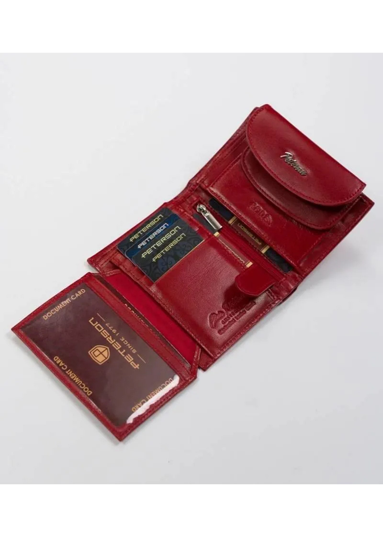 Гаманець жіночий PETERSON PTN-RD-357-MCL-M-Red Гаманець жіночий PETERSON PTN-RD-357-MCL-M-Red