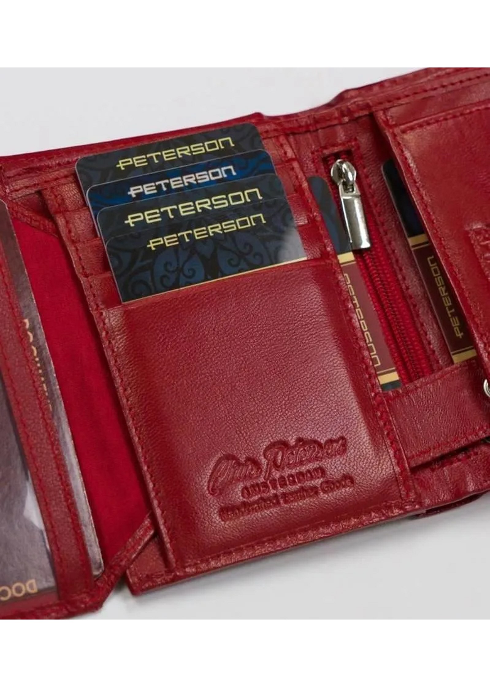 Гаманець жіночий PETERSON PTN-RD-357-MCL-M-Red Гаманець жіночий PETERSON PTN-RD-357-MCL-M-Red