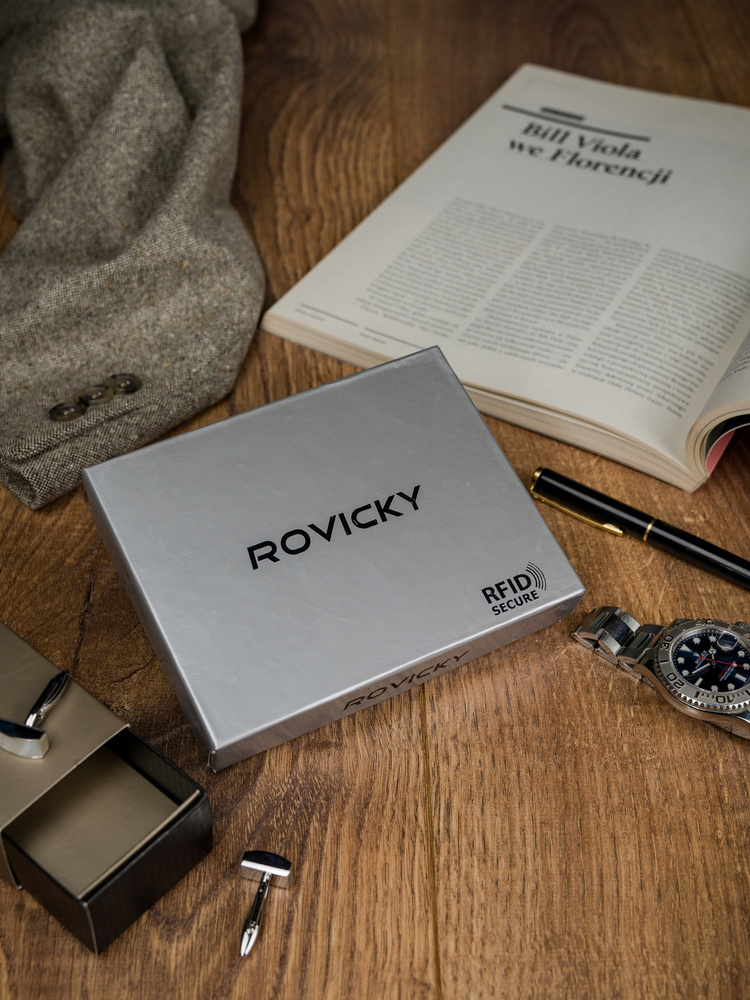 Гаманець чоловічий Rovicky N992-RVT-BROWN Гаманець чоловічий Rovicky N992-RVT-BROWN