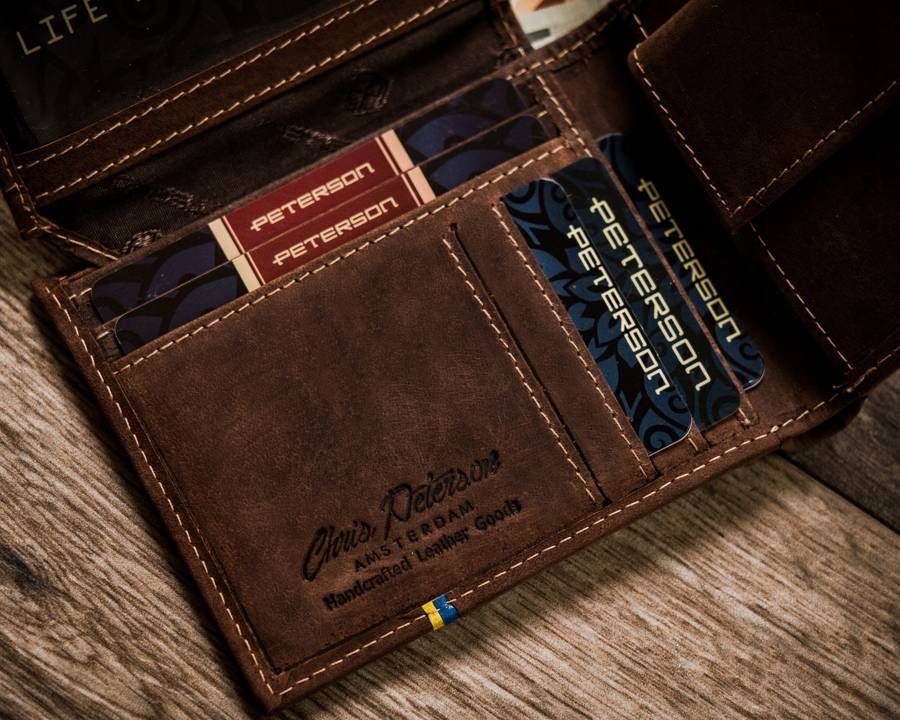 Гаманець чоловічий PETERSON 1517-P-UA-HUNTER Гаманець чоловічий PETERSON 1517-P-UA-HUNTER